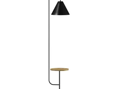 Mugli Oak Floor Lamp 3D model