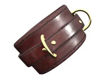 Wrist Collar Low-poly 3D model