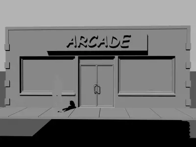 Small Arcade Free 3D model