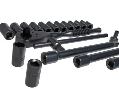 socket wrenches 3D model