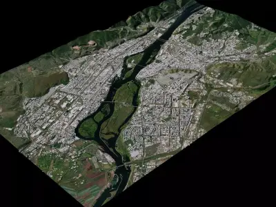 Krasnoyarsk - Russia 3D model
