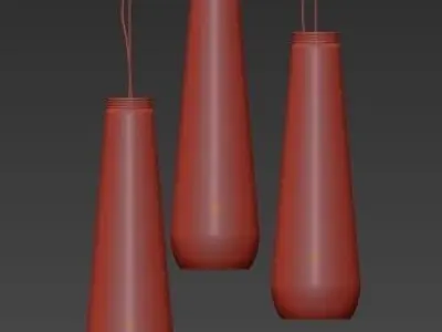Glass Drop Lampada 3D model