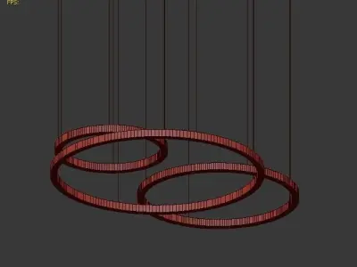 Hanging Lamp RING by Forstlight  3D model