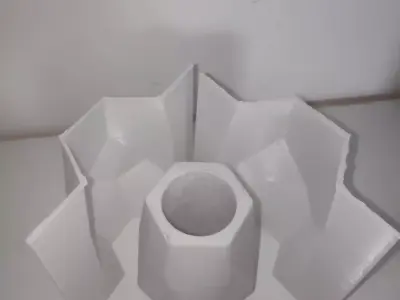 GEO VASE - Geometric Vase Mold STL ONLY 3D print model