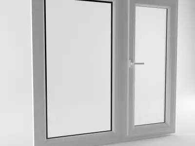 Window 3D Model Ready For Render 3D model
