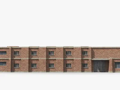 Factory xx27 Low-poly 3D model