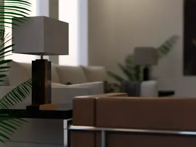modern Lamp  3D model