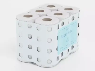 -Toilet Papers Pack V3- 3D model