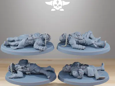 GrimGuard The Fallen 3D print model