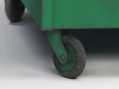 Trashbin trash cans and recycling bins 3D model