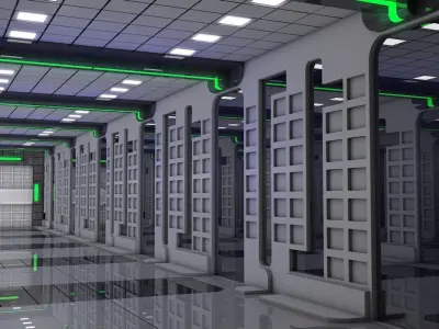 Sci Fi Corridor  3D model