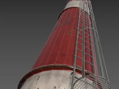 Industrial building - low poly 3D Model Pack