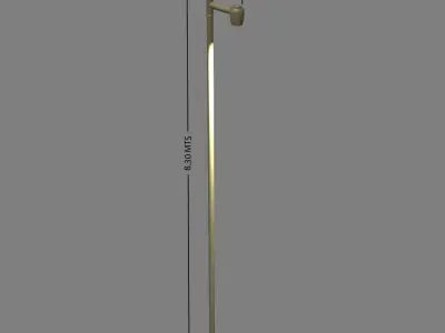 Street Furniture - Outdoor Lighting - Street Lamp V Low-poly 3D model