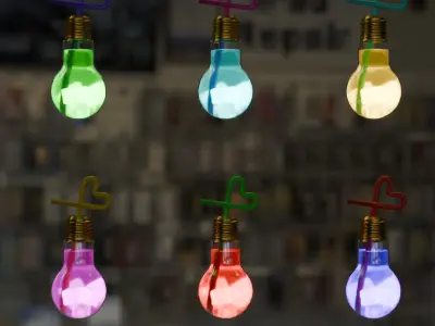 Light bulb Soda 3D model