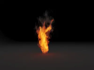 Flame vdb 3D model