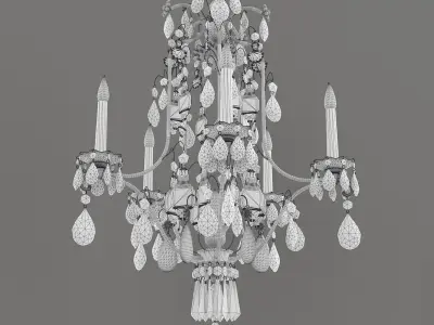 Chandelier Crystal 3D model purchase