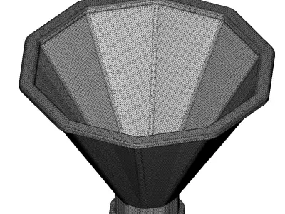 Exquisite Lamp Reflector 3D print model