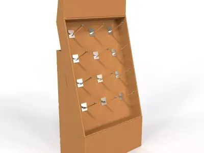Point of Sale Cardboard Display Stand Texture