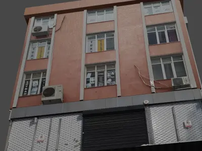 Architectural Building-3 Free low-poly 3D model