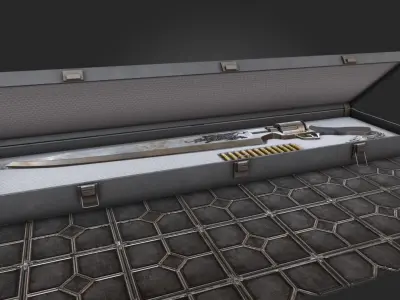 Gunblade Final Fantasy 3D model