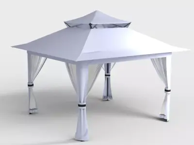 PATIO GAZEBO Low-poly 3D model