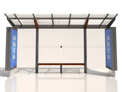 MMCite Regio 310c Bus Shelter 3D model