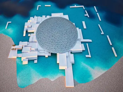 Louvre Abu Dhabi Museum 3D model