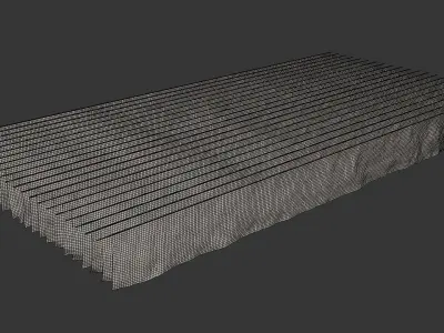 decorative fabric ceiling 2 3D model