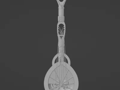 Cere Guitar One-Twelfth Scale 3D print model