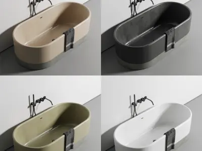 BATHS NOORTH MILLDUE EDITION ROMA Low-poly 3D model