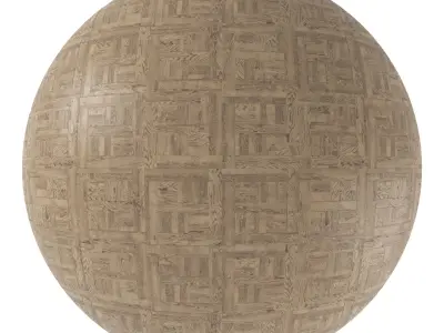 Parquet - Laminate - Wooden floor 4 in 1 3D model