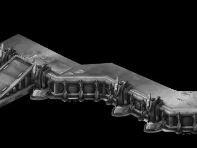 New Area - Relics Platform 01 3D model