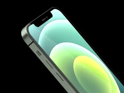 C4D modeling and rendering---iPhone 12 3D model