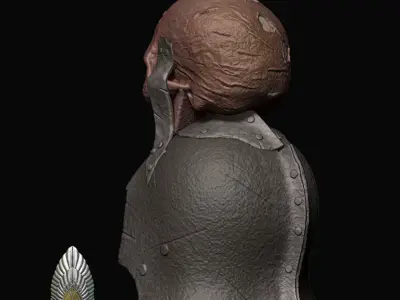 Orc Skull Helmet lord of the rings 3D DIGITAL DOWNLOAD 3D print model