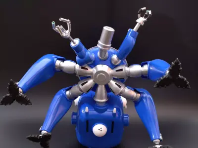 Ghost in the Shell Tachikoma GITS SAC 2nd GIG variant 3D print model