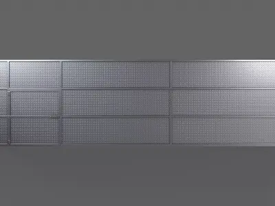 PBR Door Prison Cell 6 Low-poly 3D model