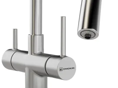 Faucet Omoikiri set 01 3D model