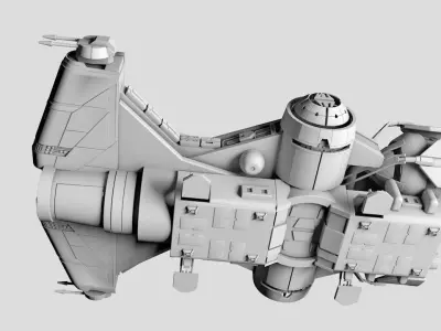 Star Wars Defender Class Light Corvette 3D model