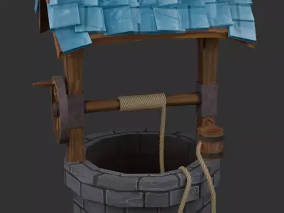 The Well - Low Poly 3d model Low-poly 3D model