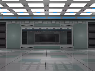Sci Fi Room Laboratory 3D model