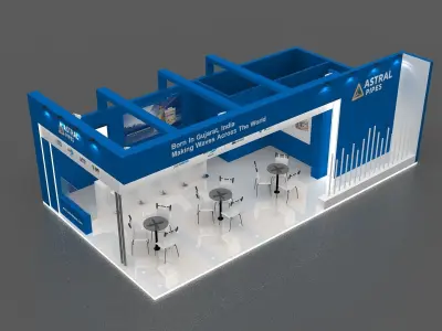 10 mtr x 6 mtr  Exhibition Stand  Free 3D print model