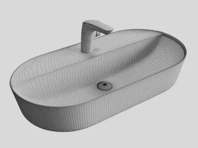 Sink BelBagno BB1404  3D model
