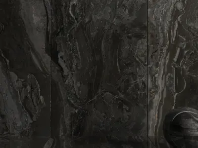 Wall Tiles Museum Orobico Dark 160x320 Set 1 Texture
