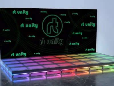 Scene light floor 3D model