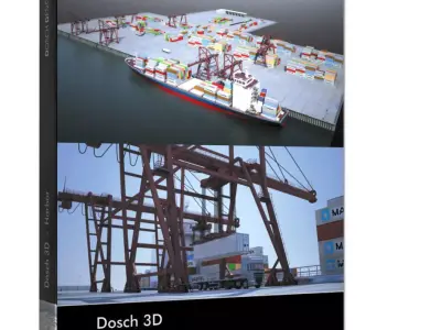 Dosch 3D - Harbor 3D model