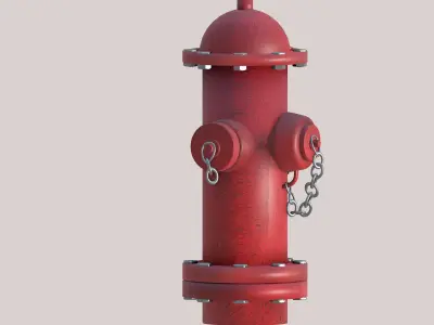 Hidrante 3D render 3D model