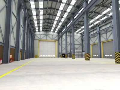 Factory Building- Vol 05- High detail 3d models 3D model