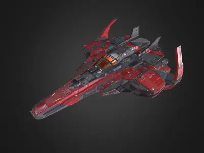 Sci-fi Spaceships 3D Model Pack