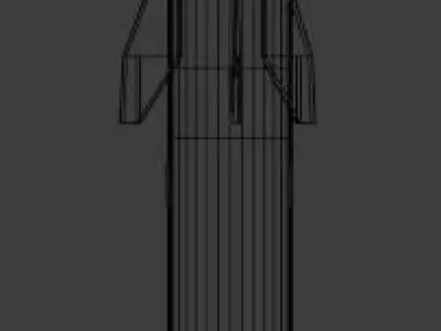 Space-X Starship inspired by real model Low-poly 3D model