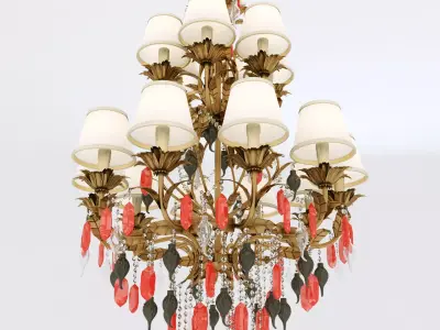 Pataviumart chandelier 3D model